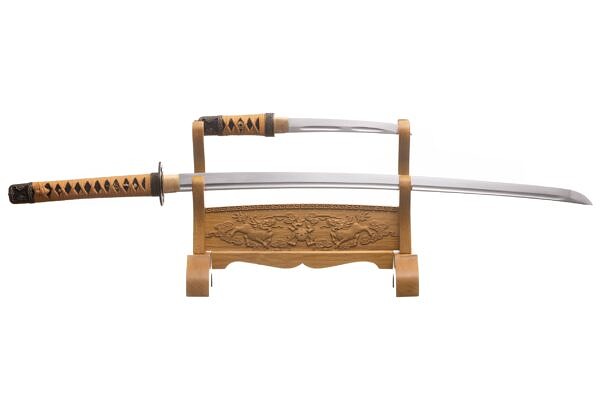 take daisho para mieczy tanto i katana z motywem bambusa