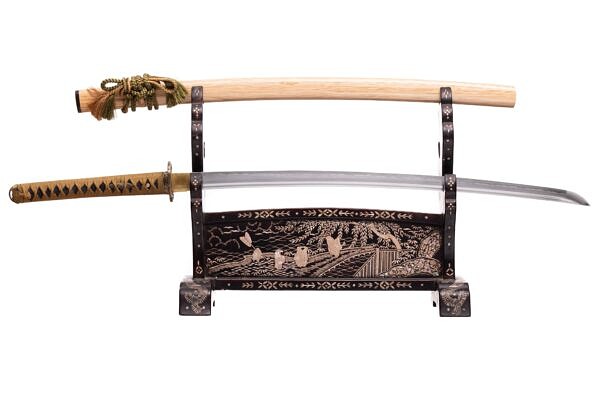 gunto style golden take katana